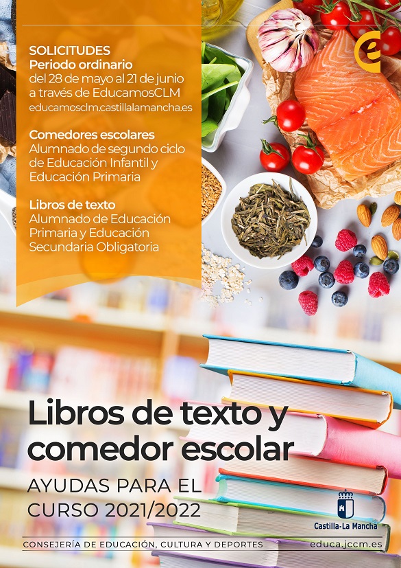 Cartel AyudasLibrosComedor21 22